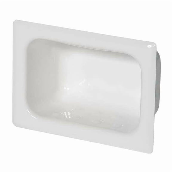 Bestcare Lig Resistant Soap Dish,Wht,5x7x2-5/8In WH1832-PF