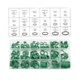 thumbnail image 1 of Joints Toriques pour Air Automobile - Joint de Compresseur de Climatisation, Violet/vert, 18 Modèles, 270 Pcs dans Boîte de 21*10*3cm, Étanche et Résistant aux Hautes Températures, 1 of 8