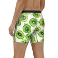 thumbnail image 3 of Rocae Green Kiwi for Stretch Moisture-Wicking Underwear,Men's Underwear Boxer Briefs Medium, 3 of 9