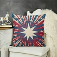 thumbnail image 2 of SHANXI Throw Pillow Covers Star Stripes US Flag Pattern Square Pillowcase for Home Decor Sofa Car Bedroom Pillow case 12x12in, 2 of 5