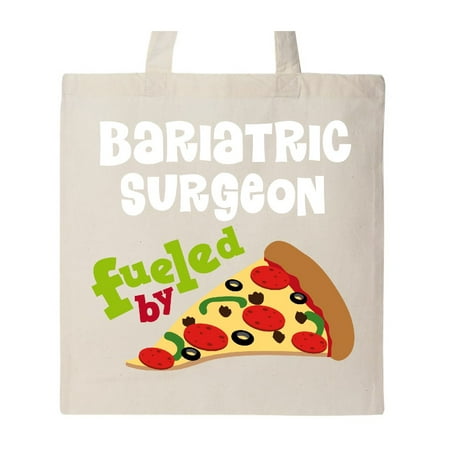 Bariatric Surgeon Pizza Tote Bag Natural One Size