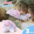 thumbnail image 4 of Almohada de peluche Glow Guards de 15 pulgadas con forma de oso arcoíris, 4 of 6