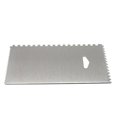 thumbnail image 2 of Ruiboury Stainless Steel Cake Scraper Cream Icing Smoothers Teeth Edge Cakes Decorating Sugar Craft Baking Accessory Household Tools 15*9.8cm Type 1, 2 of 9