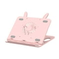 thumbnail image 3 of Miulika Laptop Stand for Desk Adjustable Compatible 10-15.6" Laptops Computer Stand Pink, 3 of 9