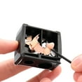 thumbnail image 4 of LHWEN Eyebrow Pencil Sharpener Lip Liner Pencil Sharpener Eyeliner Pencil Sharpener Double Hole Pencil Shaper Steel for Smooth Motion Collects Shavings for No-Mess Perfect for Both, 4 of 9