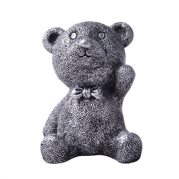 Estatuil de Oso de Resina, Estatuil de Animal, Estatuil Decorativa, Juguete de para Pta perfecl Decoración de escritorio de oficina
