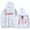 White, variant on Lil Tracy The Blood Moon Tour Cosplay Hoodie - Unisex Long Sleeve, Trendy Streetwear Fashion