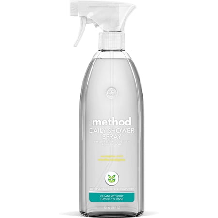 Method Daily Shower Spray Cleaner, Eucalyptus Mint, For Showers, Tile, Fixtures, Glass and Tubs, 28 Fl Oz Pack of 1