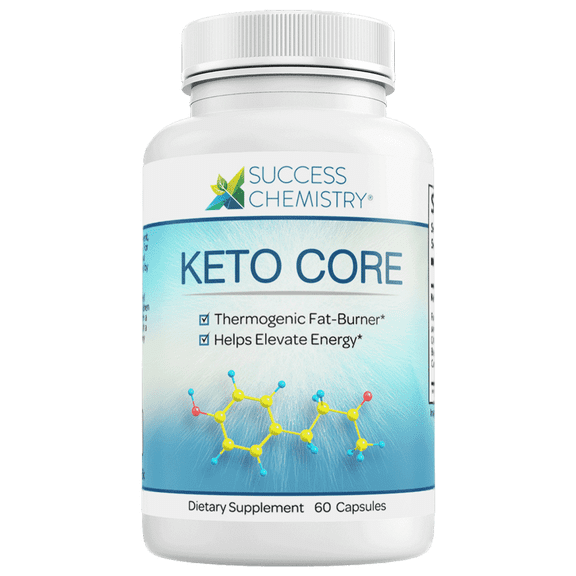 Success Chemistry Keto Core Extra Strength for General Health & Wellness with Green Coffee Bean - 60 Capsules