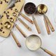 thumbnail image 5 of Measuring Cups and Spoons Set of 8, Wood Handle with Metric and US Measurements,Stainless Steel, for, 5 of 5