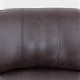 thumbnail image 6 of Brown Semi PU & PVC Unit Sofa - Classic Living Room Home Seating, 6 of 18
