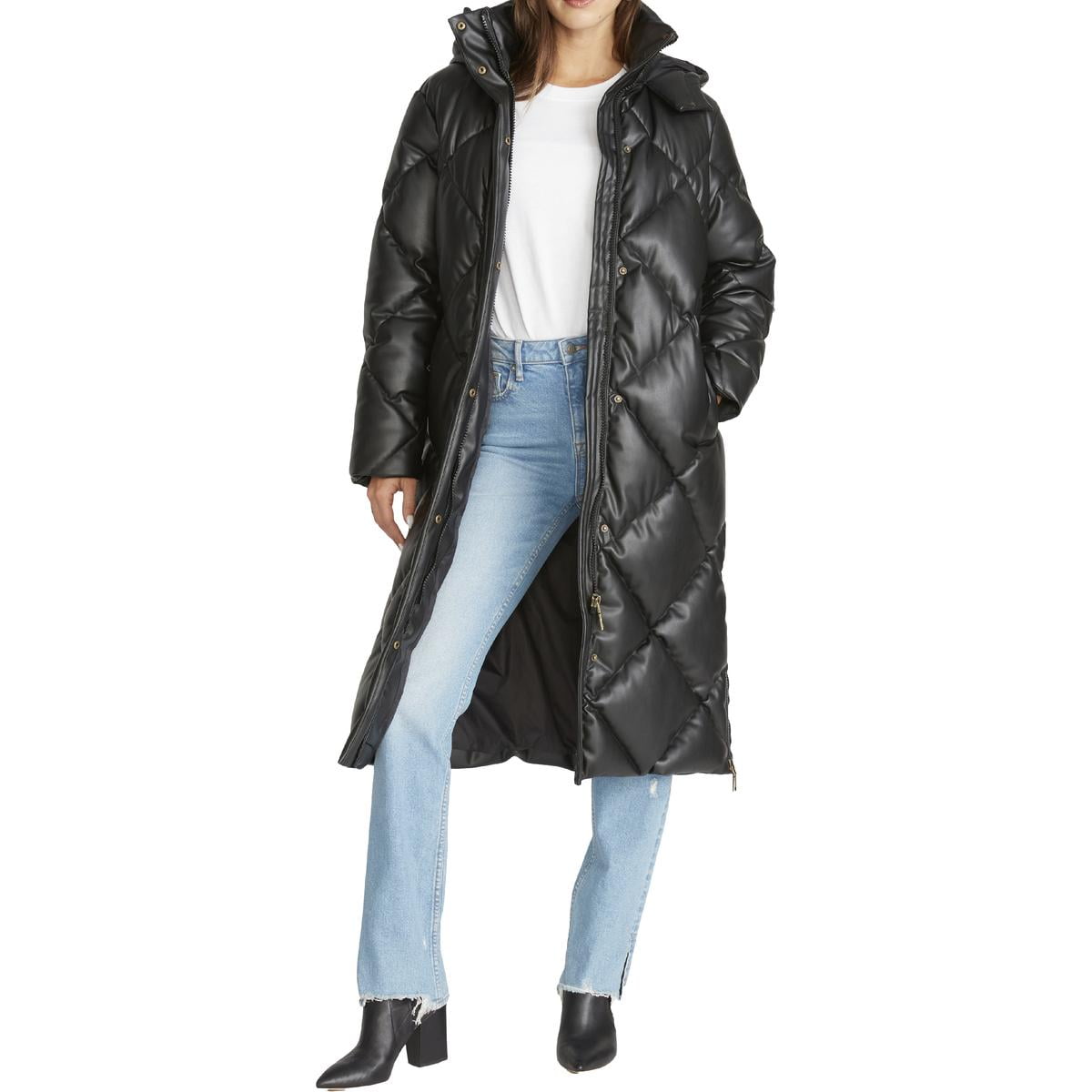 Rebecca Minkoff Women's Vegan Leather Diamond Quilted Mid-Length Puffer  Coat - Walmart.com