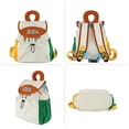 thumbnail image 5 of URSOFINE Lightweight Color Block Drawstring Backpack Cute Mini Backpack Casual Daypack, 5 of 7