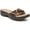 Brown, variant on Dr. Scholl's Shoes Womens Rock On Slip On Buckle Slide Sandals