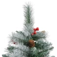 thumbnail image 4 of vidaXL Artificial Hinged Christmas Tree with Cones and Berries 70.9, 4 of 8