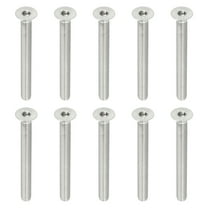 Uxcell M6 x 60mm Flat Head Socket Cap Screws, 10 Pack 304 Stainless Steel 18-8 Machine Screws