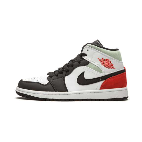 Jordan MENS Jordan 1 Mid SE "Red Black Toe" 852542 100 from Stadium Goods