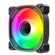 thumbnail image 1 of Ventilador De La Caja De La Computadora De La Pc Ventilador RGB direccionable Ventiladores ARGB de 6 pines y 5 V de 12 cm para carcasa de PC de escritorio (Positivo negro), 1 of 8