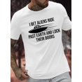 thumbnail image 1 of ALIEN RIDE PAST EARTH Print Men's Crew Neck T-shirt, Short Sleeve Versatile Casual Summer Clothes, 1 of 8