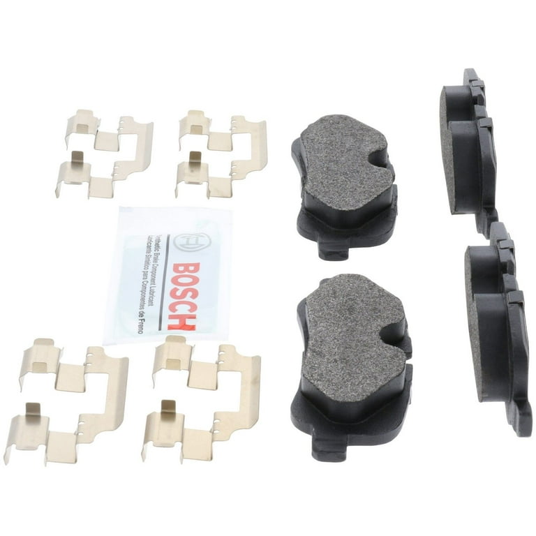 Bosch QuietCast Premium Disc Brake Pads Semi-Metallic with Shims