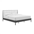 thumbnail image 5 of Adair Spindle Metal King Platform Bed in Charcoal, 5 of 10
