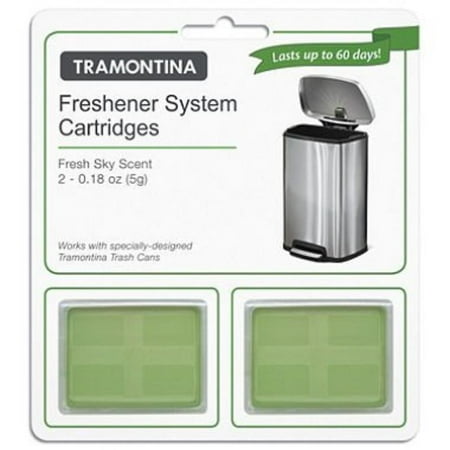 Freshener System - 2 pk Freshener System Cartidges Fresh Sky Scent - Last up to 60 Days, Minimizes strong odors while emitting a pleasant scent. By Tramontina