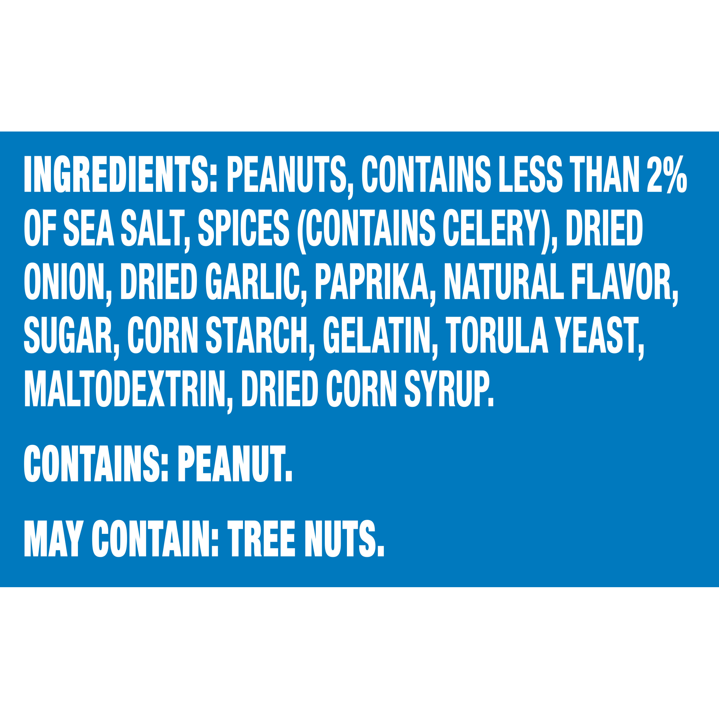 Planters Dry Roasted Peanuts, 1.25 lb Jar
