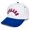 Buffalo - Royal Blue/White, variant on Retro LA Hat - Baseball Cap with Upside Down - Los Angeles - Purple/Beige