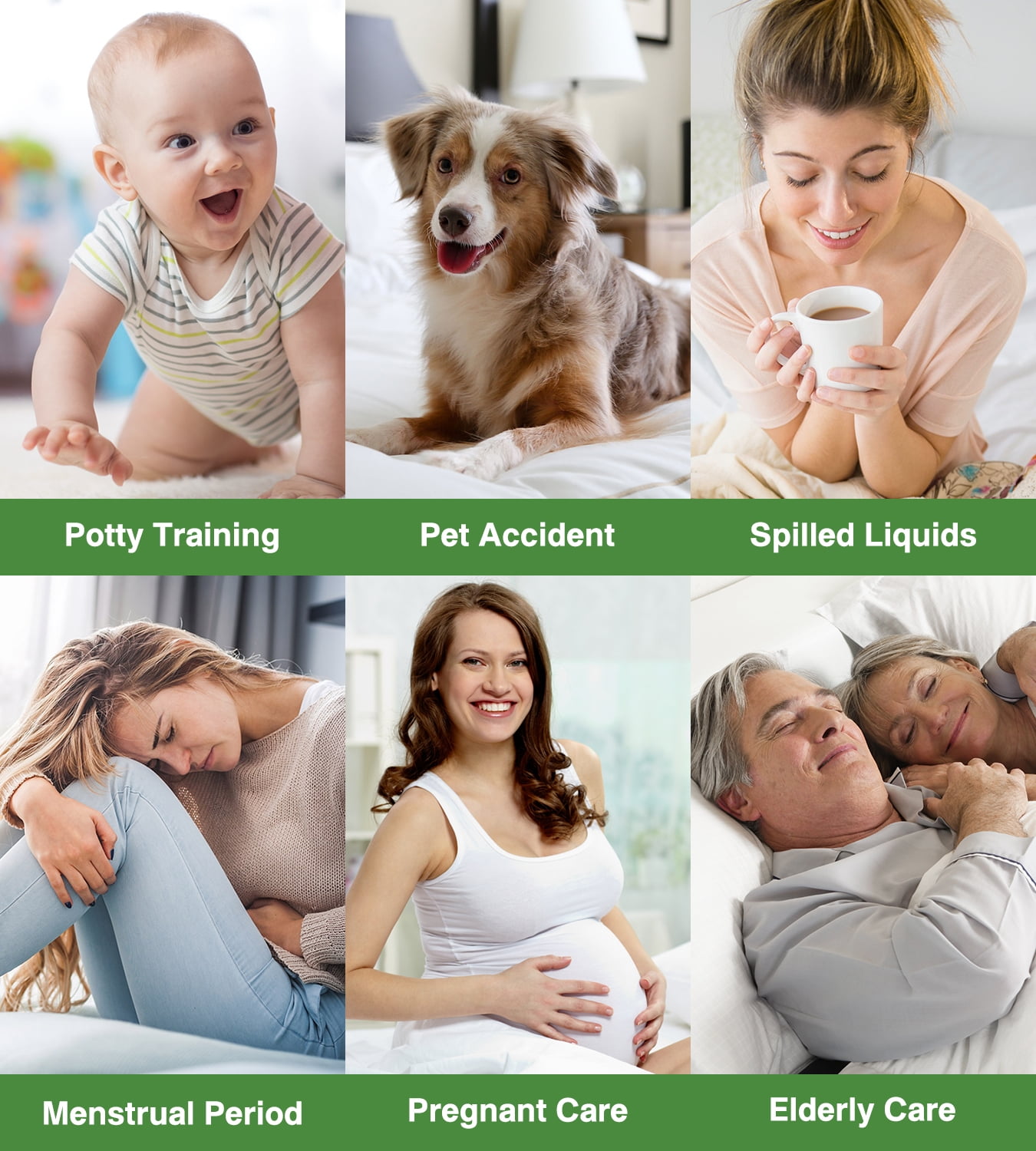 RestGuard Waterproof Mattress Protector King Size, Bamboo Mattress Cover, Breathable 3D Air Fabric Cooling Mattress Pad Bed Cover Smooth Noiseless Washable, 8''-21'' Deep Pocket