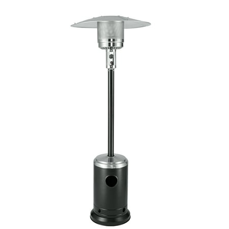 Onyx and Stainless Steel 48,000 BTU Propane Patio Heater