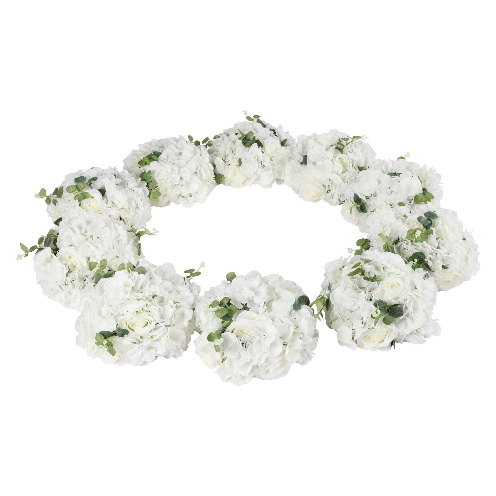 10-pack Artificial Flowers Arrangements Artificial Flower Bouquets Wedding Flower Balls for Centerpieces Decor