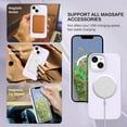 thumbnail image 4 of VENINGO Magnetic for iPhone 13 Case & iPhone 14 Case 6.1" Compatible with Mag-safe,Soft Liquid Silicone Gel Rubber Bumper Shockproof Protective Phone Cover for iPhone 13 & iPhone 14, Purple, 4 of 8
