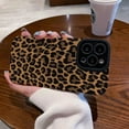 thumbnail image 3 of Applicable iPhone15ProMax iPhone Case Brown Leopard Print XR max Creative Case, 3 of 6