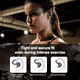 thumbnail image 2 of Auriculares Deportivos Inalámbricos Bluetooth 5.3 Con Gancho Negro BLOOSOM Cancelación activa de ruido IPX5, 2 of 5