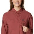 thumbnail image 4 of Columbia Women's Silver Ridge Utility Long Sleeve Shirt, Beetroot, X-Small, 4 of 9