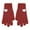 Red, variant on Thermal Winter Gloves Women's Knit Fleece Lined Full Finger Design for Snow and Casual Use