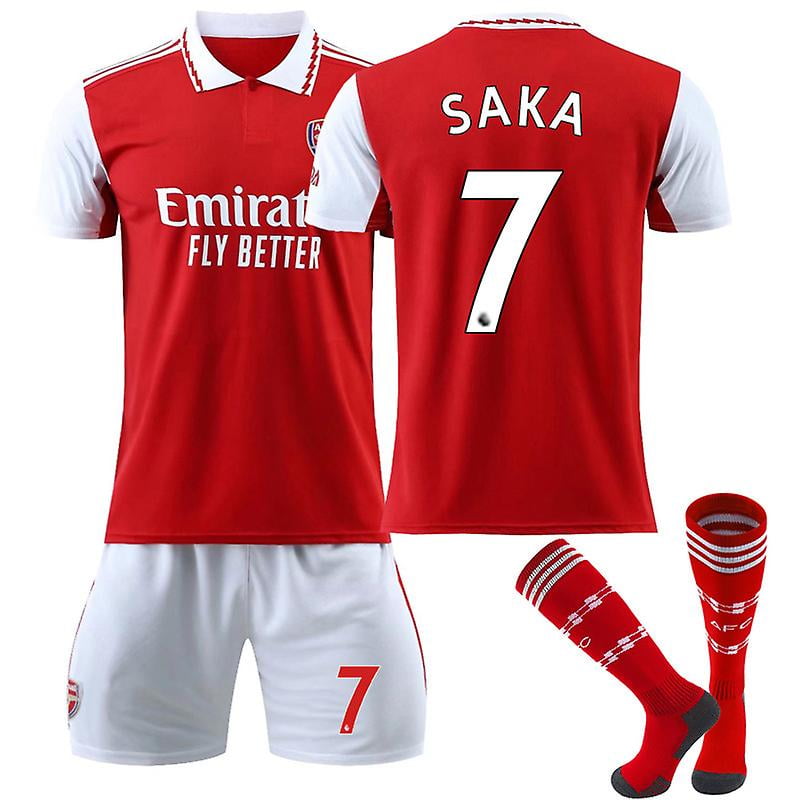 22-23 Arsenal Home Set No.7 Bukayo Saka T-shirt football shirt 24