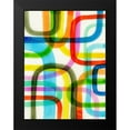 thumbnail image 2 of Galapon, Nikki 12x14 Black Modern Framed Museum Art Print Titled - Overlapping II, 2 of 5