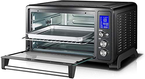 Toshiba MC25CEY-BS Convection Oven Black Stainless Steel 6-Slice Bread//12-Inch Pizza