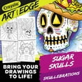 Crayola Sugar Skulls Coloring Book, Volume 3, Teen Coloring, 40 Pages ...