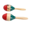 thumbnail image 4 of Maracas, Ergonomic Design Clear Sound Exercise Ability Wooden Rattles Shaker Smooth Edge  for Kids Early Education, 4 of 7