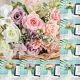 thumbnail image 7 of sruoe Artificial Flowers, Bouquet Artificial Flowers, Fake Flowers, Spring Contemporary Style Rose Hydrangeas Green Plant Faux Floral for Garden, Birthday, Wedding Decoration Decor, 7 of 7
