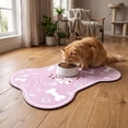 thumbnail image 5 of Pet Food Mat 19.69x11.81in Diatomaceous Earth Quick Dry Absorbent Wipe Clean Dog Cat Feeding Bowl Pad for Floor Cat Litter Mat by MPOISVA, 5 of 8