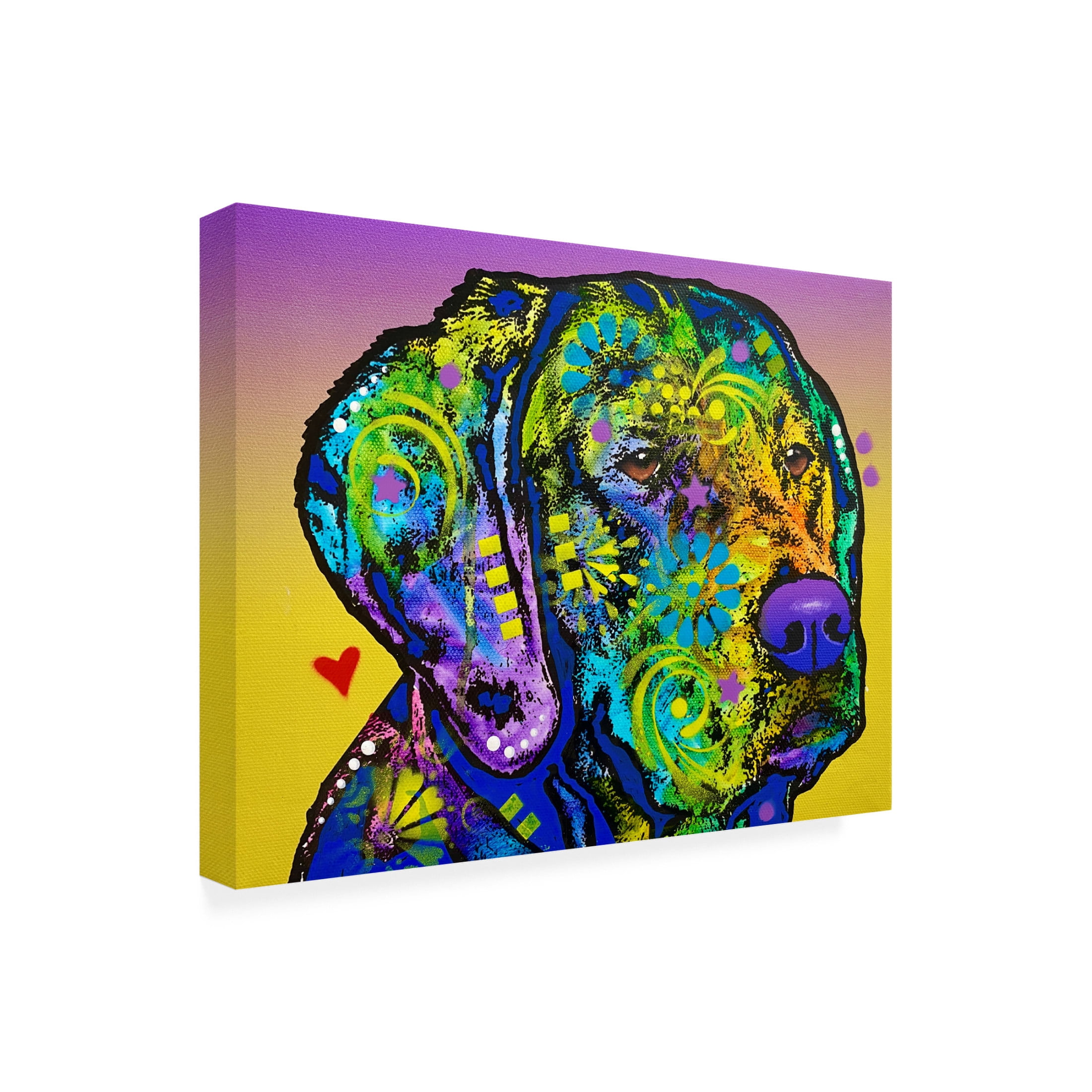 Canvas Wall Art - Dean Russo 'I Love You But Im Bored' Wall Art for Living Room, Bedroom, or Office Décor by Trademark Fine Art - 24 x 18 Inches