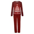 thumbnail image 5 of Onlypjs Matching Family Christmas Pajamas Set for Men, Women and Couples – Holiday Plaid Tree Print Sleepwear, 5 of 6