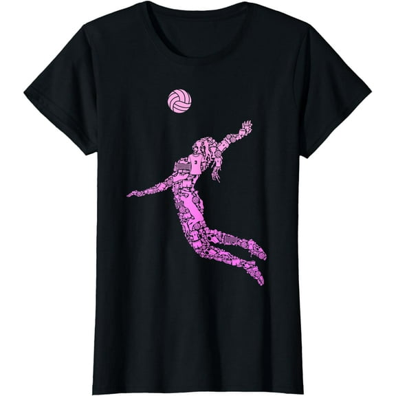 Volleyball Teen Girl Women Youth Players T-Shirt