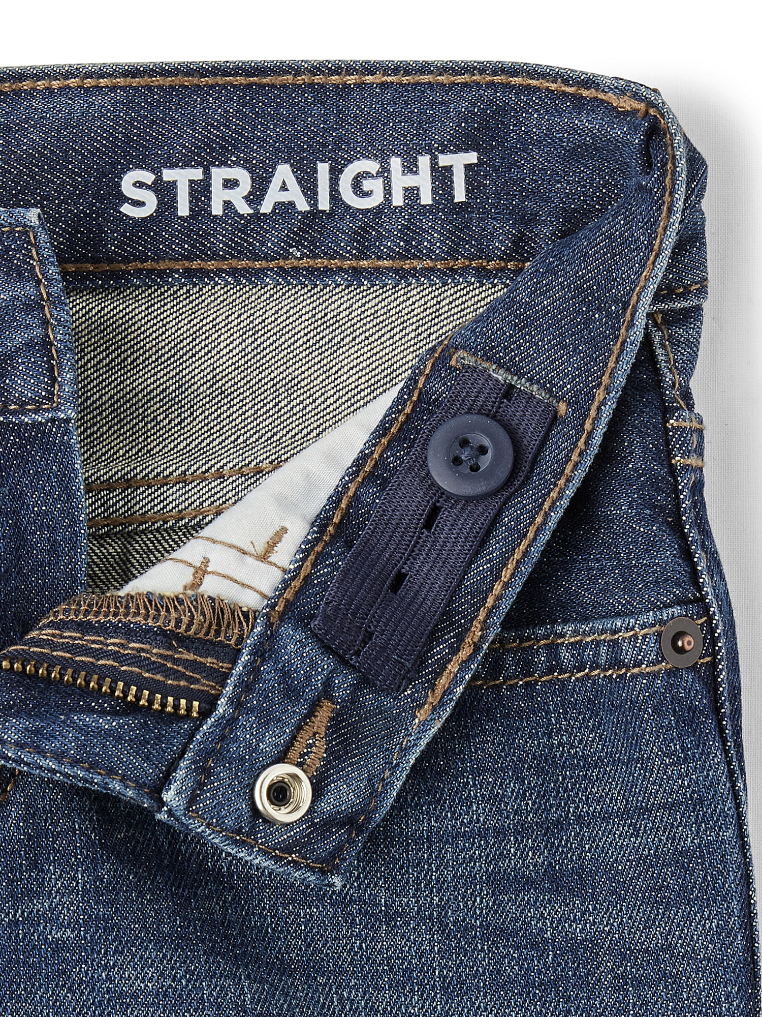 The Children's Place Boys Straight Fit Denim Jeans, 2-Pack, Sizes 4-16 Slim