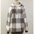 thumbnail image 4 of Women's Sherpa Pullover Sweatshirt Faux Fleece Quarter Zip Hoodie Double Fuzzy Hoodies with Pockets, 4 of 7