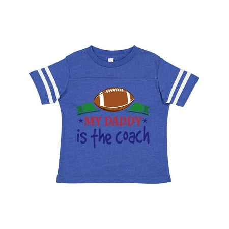 

Inktastic Football Daddy is the Coach Childs Gift Toddler Boy Girl T-Shirt