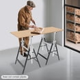 thumbnail image 6 of 2-Pack Saw Horses Folding Saw Horse, Height Adjustable Saw Horse for Woodworking, 6 of 23